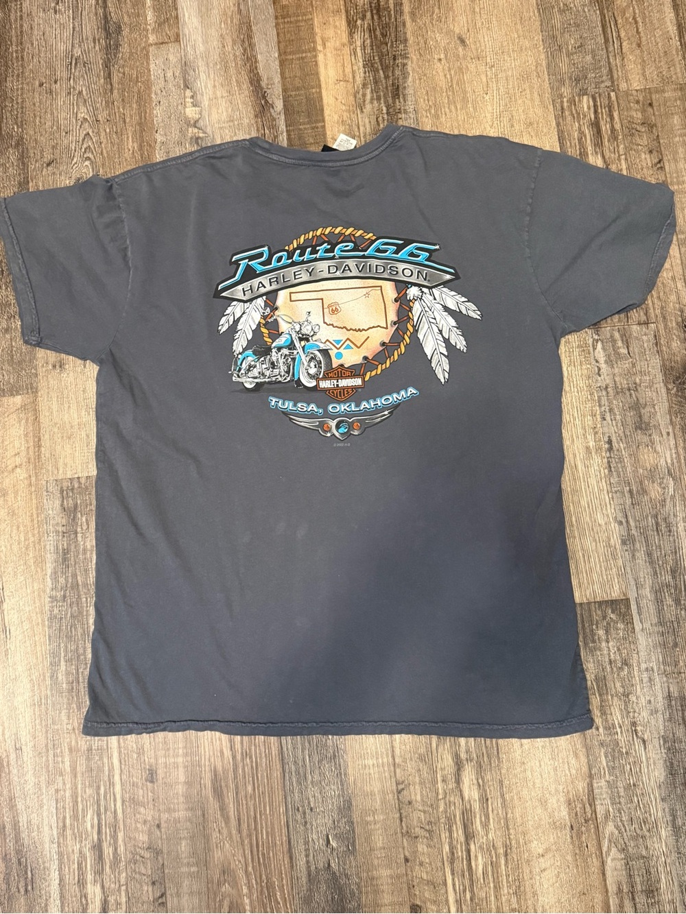 Harley Davidson Men’s Route 66 2XL t-shirt - Picture 7 of 7